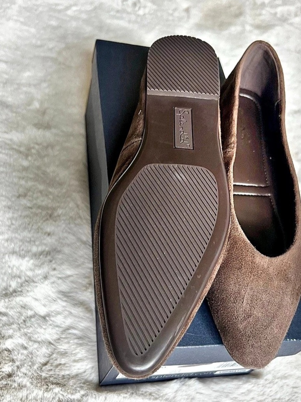Splendid LaTouche Suede Pointed-Toe Flats Brown US 6.5 NWT - Picture 5 of 6